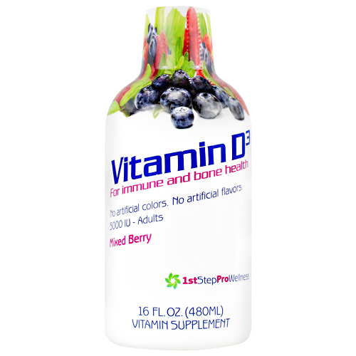 High Performance Fitness Vitamin D3 - Mixed Berry - 16 fl oz