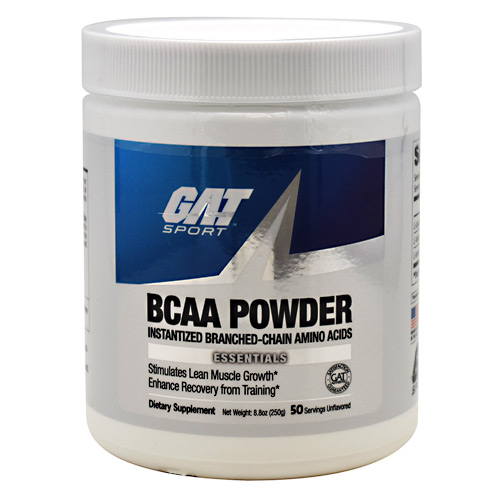 GAT BCAA Powder - Unflavored - 50 ea