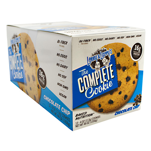 Lenny & Larrys All-Natural Complete Cookie - Chocolate Chip - 12 ea