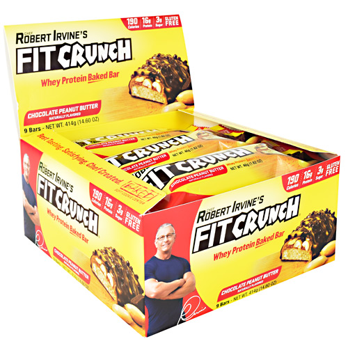 Fit Crunch Bars Fit Crunch Bar - Chocolate Peanut Butter - 9 ea