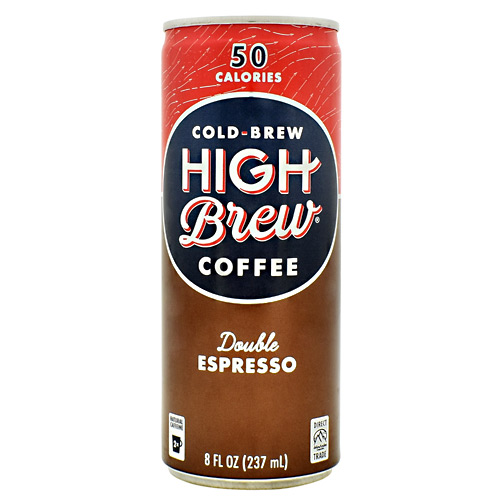 High Brew Coffee Cold Brew Coffee RTD - Double Espresso - 12 ea