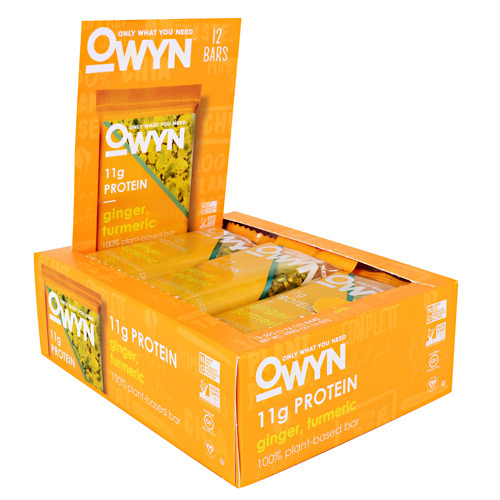 Only What You Need OWYN Bar - Ginger, Turmeric - 12 ea