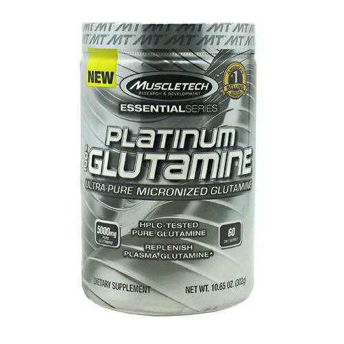 Muscletech Essential Series 100% Platinum Glutamine - Unflavored - 60 ea