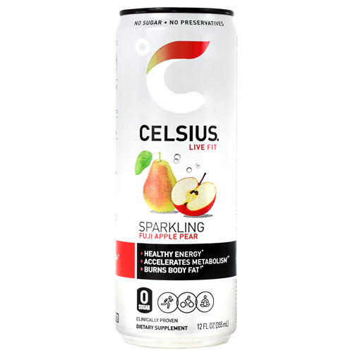 Celsius Celsius - Sparkling Fuji Apple Pear - 12 ea