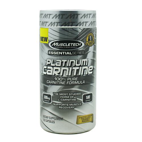 Muscletech Essential Series 100% Platinum Carnitine - 180 ea