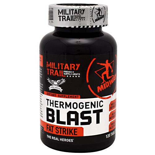 Midway Labs Military Trail Premium Supplements Thermogenic Blast - 120 ea