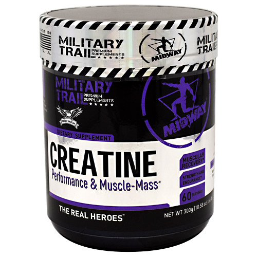 Midway Labs Military Trail Premium Supplements Creatine - Unflavored - 60 ea