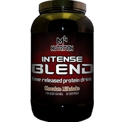 M4 Nutrition Intense Blend Protein 3lb - Strawberry