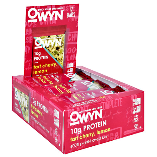 Only What You Need OWYN Bar - Tart Cherry Lemon - 12 ea