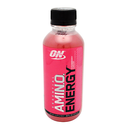 Optimum Nutrition Amino Energy RTD - Strawberry Cooler - 12 ea