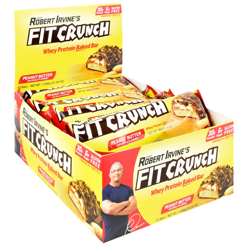 Fit Crunch Bars Fit Crunch Bar - Peanut Butter - 12 ea