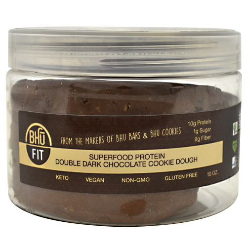 Bhu Foods BHU FIT Protein Cookie Dough - Double Dark Chocolate - 10 oz