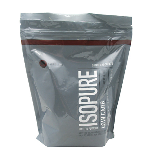 Natures Best Low Carb Isopure - Dutch Chocolate - 1 lb