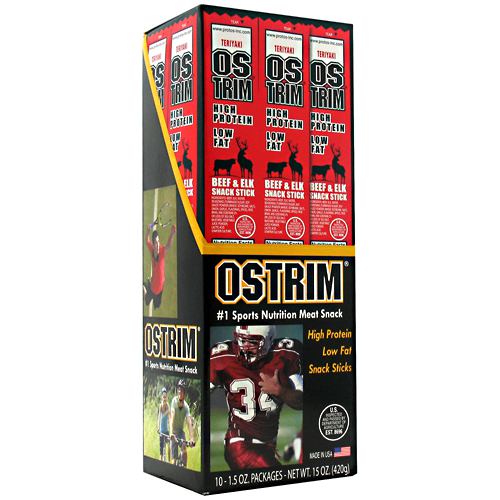 Ostrim Beef/Elk Stick - Teriyaki - 10 ea