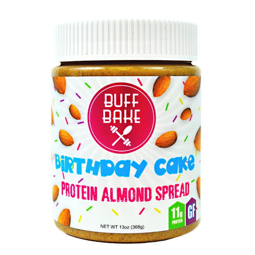 Buff Bake Protein Almond Spread - Birthday Cake - 13 oz