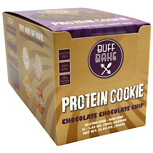Buff Bake Protein Cookie - Chocolate Chocolate Chip - 12 ea