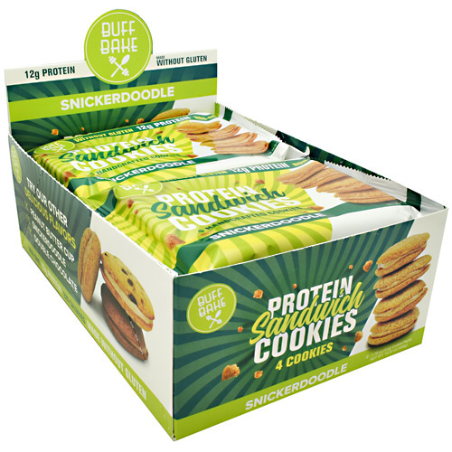 Buff Bake Protein Sandwich Cookies - Snickerdoodle - 8 ea