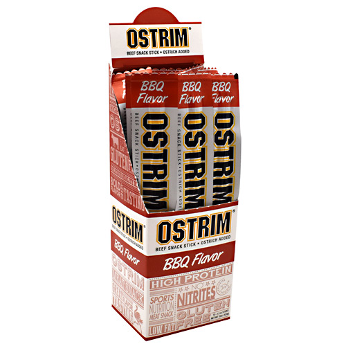 Ostrim Beef & Ostrich Snack Stick - BBQ - 10 ea