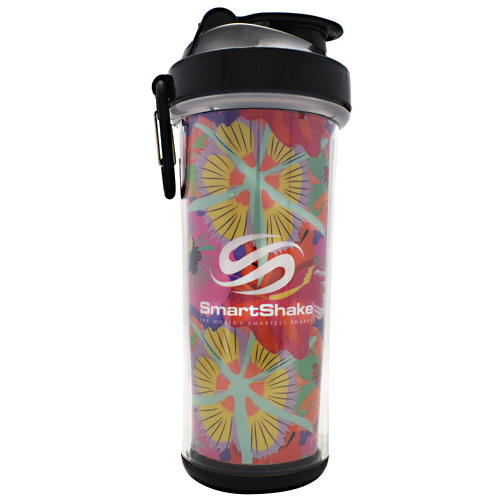 Smart Shake Double Wall Shaker Cup - Tropical Red - 25 oz