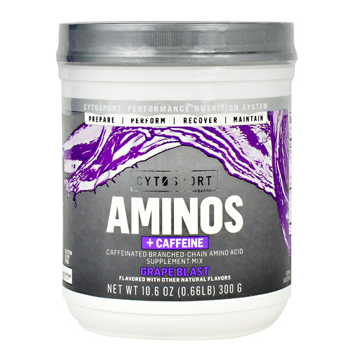 Cytosport Aminos + Caffeine - Grape Blast - 10.6 oz