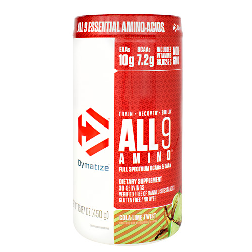 Dymatize All 9 Amino - Cola Lime Twist - 30 ea