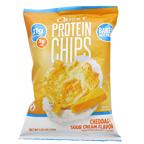 Quest Nutrition Protein Chips - Cheddar & Sour Cream - 8 ea