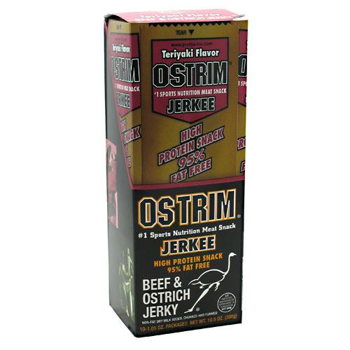 Ostrim Beef & Ostrich Jerky - Teriyaki - 10 ea