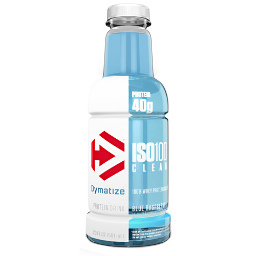 Dymatize ISO100 Clear - Blue Raspberry - 20 fl oz