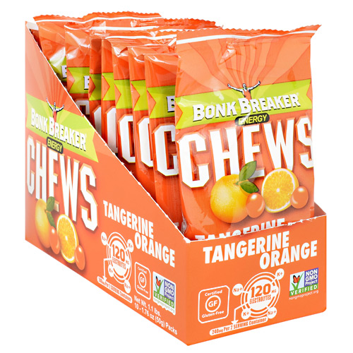 Bonk Breaker Energy Chews - Tangerine Orange - 10 ea