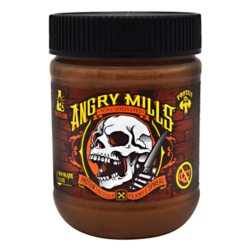 Sinister Labs Non-Caffeinated Angry Mills Peanut Spread - Chocolate Craze - 12 oz