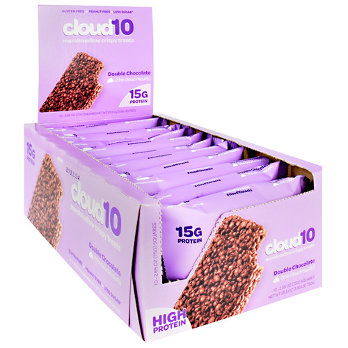 Beyond Better Foods Cloud 10 Marshmallow Crispy Treats - Double Chocolate - 10 ea