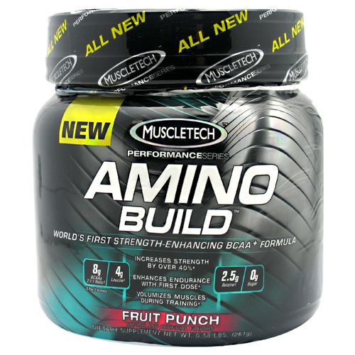 Muscletech Amino Build - Fruit Punch - 30 ea
