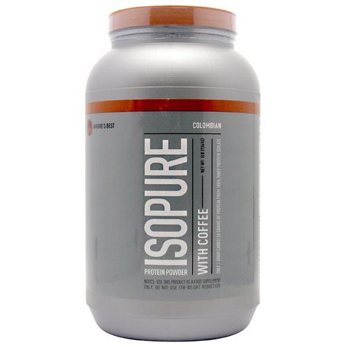 Natures Best Isopure with Coffee - Colombian - 3 lb