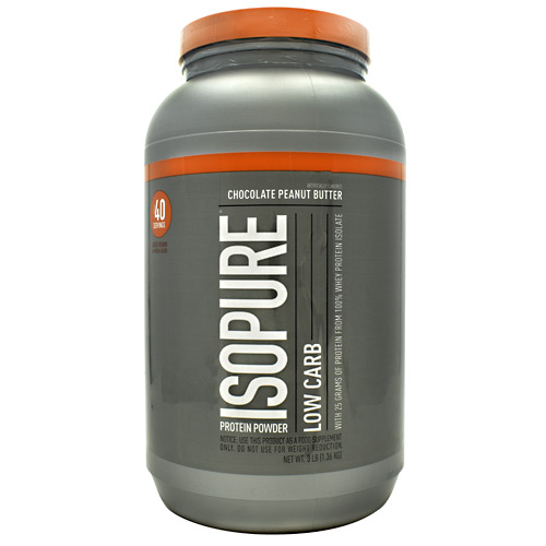 Natures Best Low Carb Isopure - Chocolate Peanut Butter - 3 lb