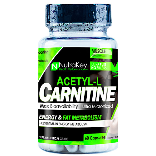 Nutrakey Acetyl L-Carnitine - 60 ea