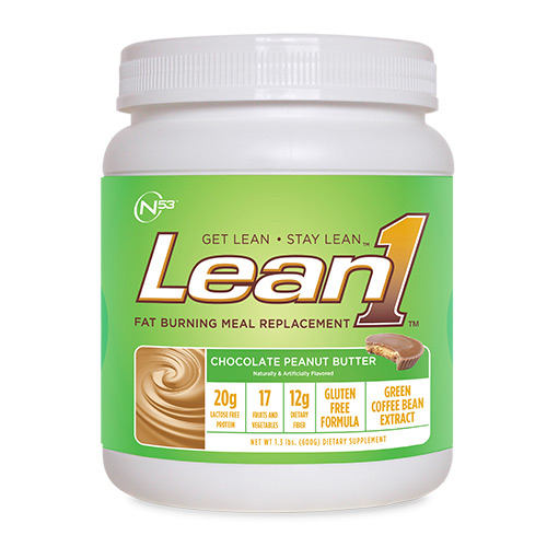 Nutrition 53 Lean1 - Chocolate Peanut Butter - 10 ea