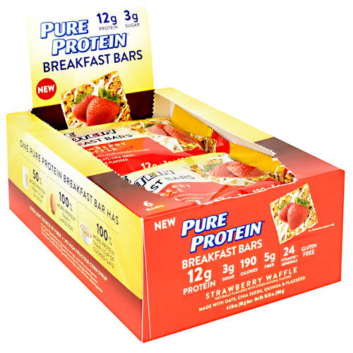 Pure Protein Breakfast Bars Breakfast Bar - Strawberry Waffle - 1 ea