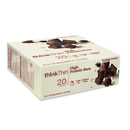 Think Products Think Thin Bar - Brownie Crunch - 10 ea