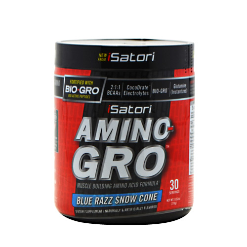iSatori Technologies Amino-Gro - Blue Razz Snow Cone - 9.52 oz