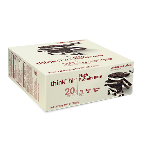 Think Products Think Thin Bar - Cookies & Creme - 10 ea