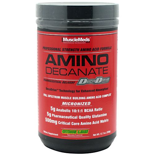 Muscle Meds Amino Decanate - Citrus Lime - 12.7 oz
