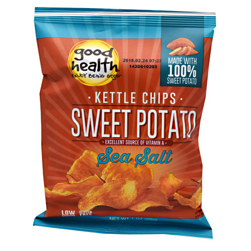 Good Health Natural Foods Kettle Chips - Sea Salt Sweet Potato - 30 ea