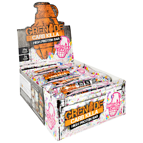 Grenade Carb Killa - Birthday Cake - 12 ea