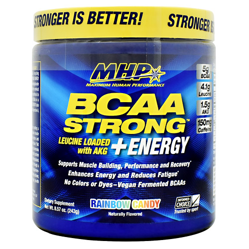 MHP BCAA Strong  Energy - Rainbow Candy - 30 ea
