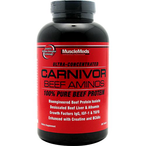 Muscle Meds Carnivor Beef Aminos - 300 ea