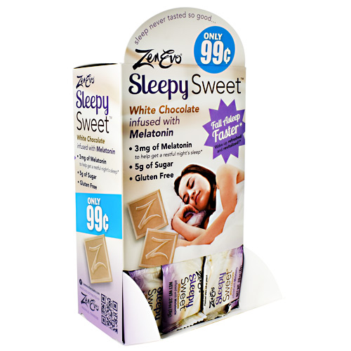 Zenevo Sleepy Sweet - White Chocolate - 50 ea