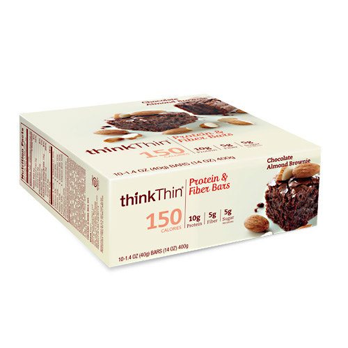 Think Products Think Thin Lean - Chocolate Almond Brownie - 10 ea