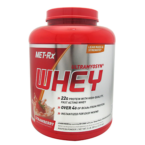 Met-Rx USA 100% Ultramyosyn Whey - Strawberry - 5 lb