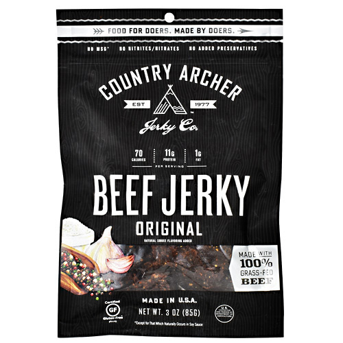 Country Archer Grass Fed Beef Jerky - Original - 3 oz