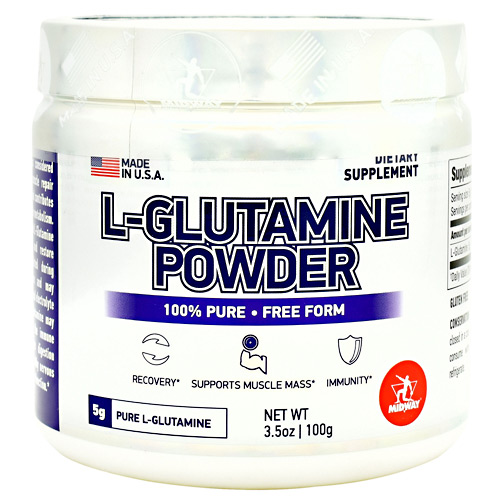 Midway Labs L-Glutamine Powder - 20 ea
